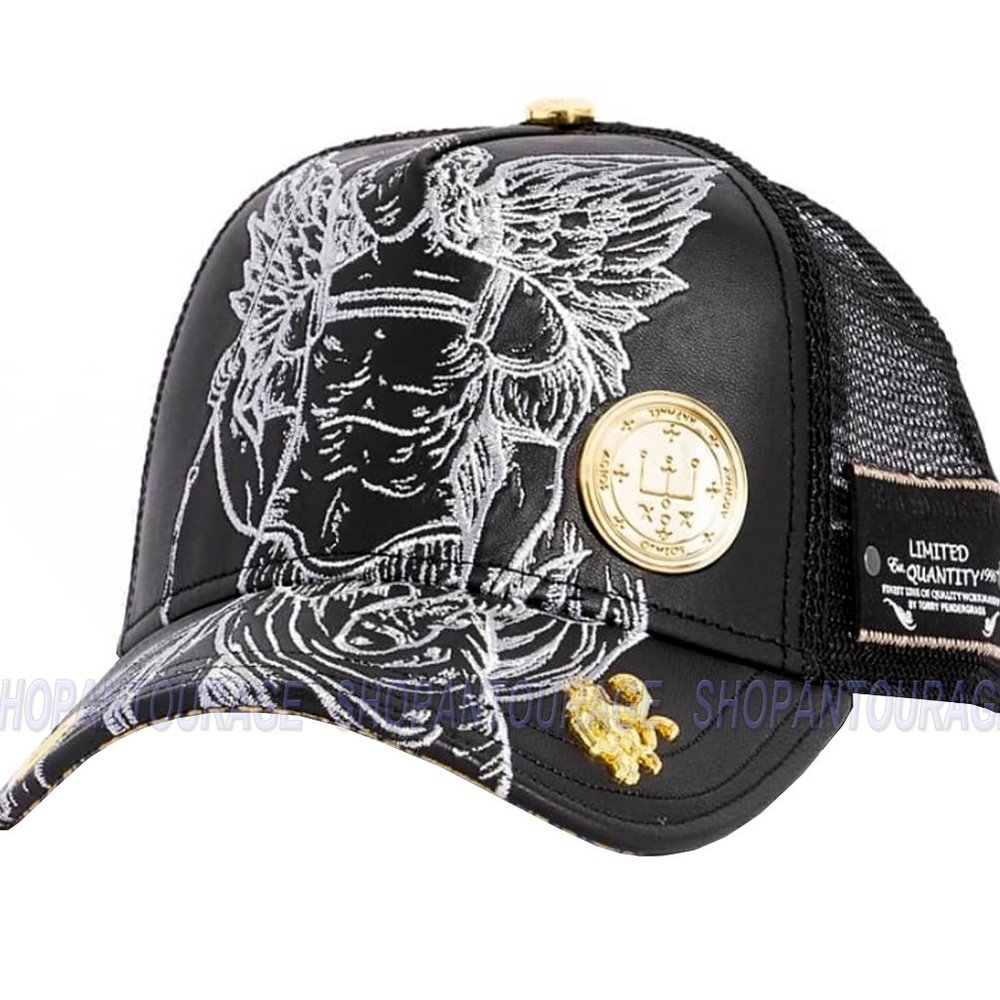 Red Monkey St. Raphael Black RM1427 Limited Edition Unisex Trucker Hat Cap